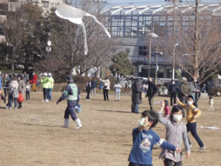 たこあげの様子の写真