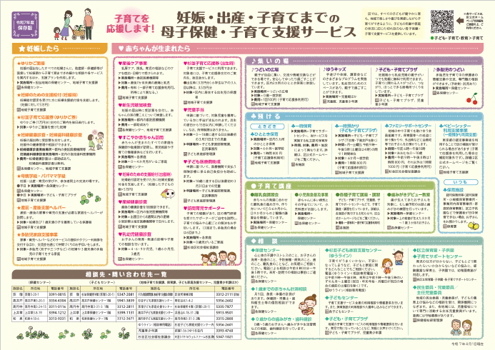 7年度子育て支援サービスチラシ