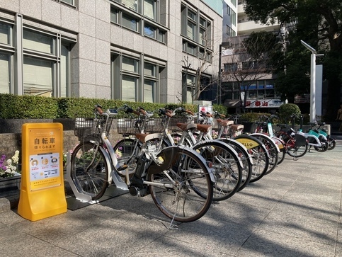 区役所のシェアサイクルポート