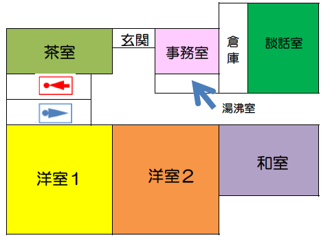 画像：ゆうゆう善福寺館の平面図