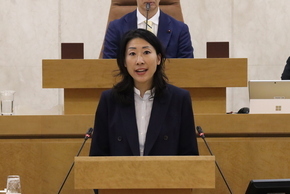本会議での区長の様子