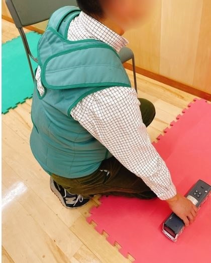 パパの妊婦体験の写真1