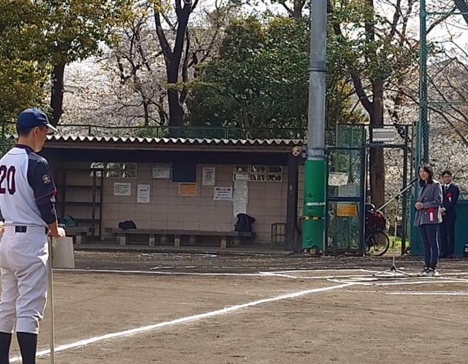 小学校PTA野球春季大会開会式