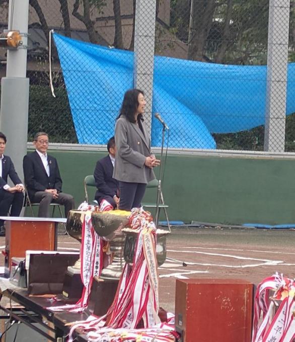 学童軟式野球連盟春季大会開会式
