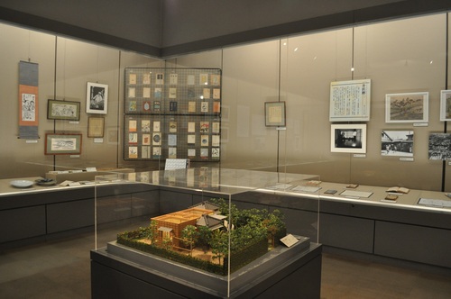 写真：杉並文学館の展示風景