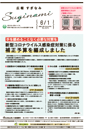 広報すぎなみ6月1日号表紙