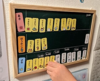 おしたくボードの写真